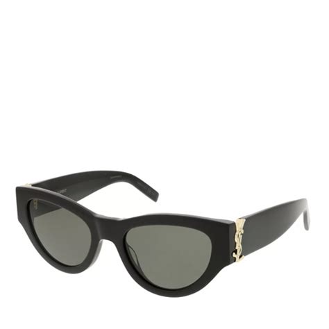 yves saint laurent zonnebril zwart|Saint Laurent Cat Eye zonnebril YS000321 • Zwart • de Bijenkorf.